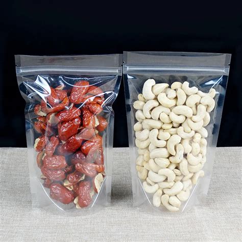 plastic pouches for food packaging.